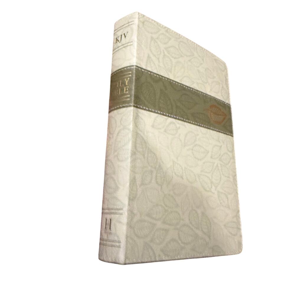 VTG 1998 PERSONAL SIZE REFERENCE BIBLE Designer Series KJV Large Print? Holman